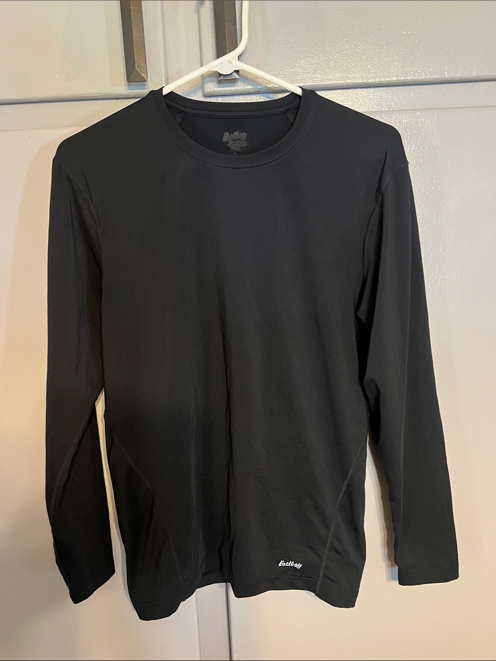 Eddie Bauer Men’s Long-Sleeve Crew Performance Shirt - Black